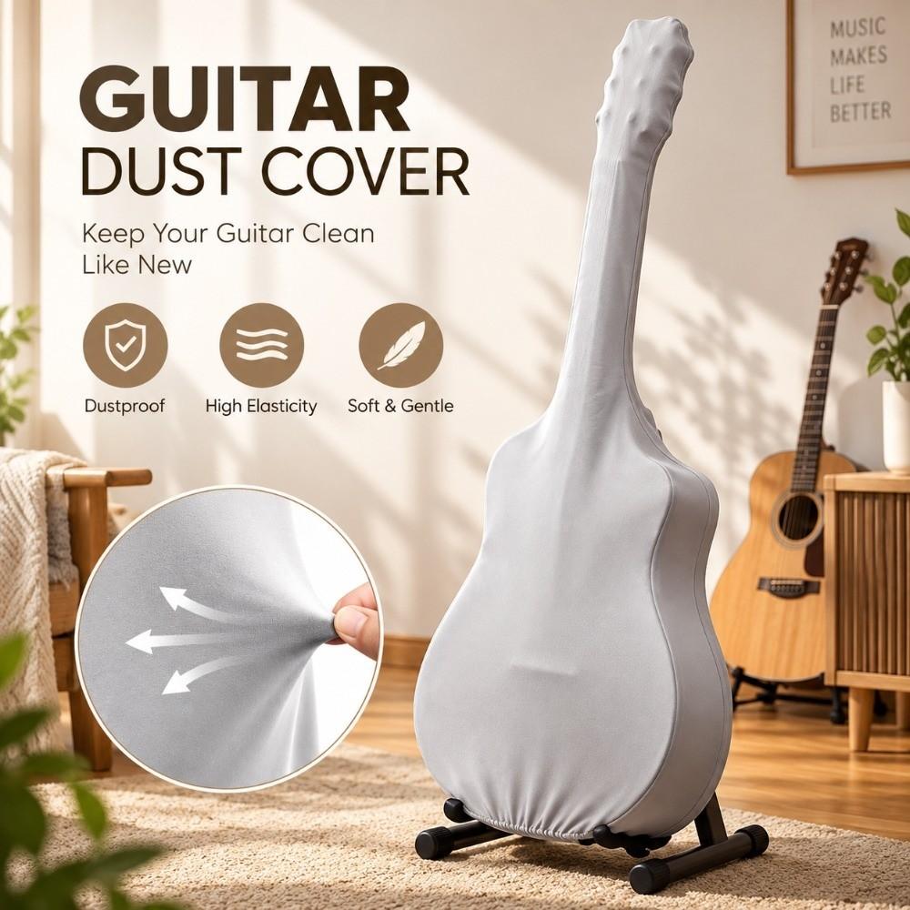 Wysokoelastyczny Pokrowiec Przeciwpyłowy na Gitarę 36-41 Cali Pokrowiec Ochronny na Instrument Nowy Pokrowiec do Przechowywania do Użytku Domowego