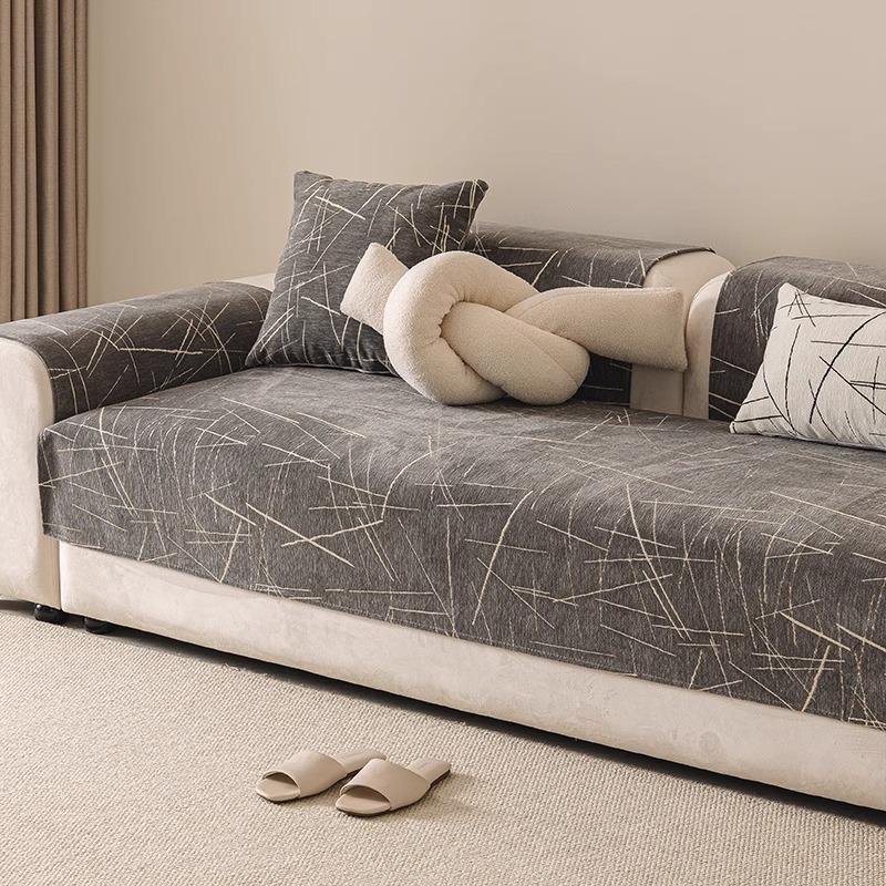 Chenille Modern Simple Luxury Sofa Cushions Four Seasons Comfortable Stain-resistant And Anti-slip Universal Sofa Cover Cloth