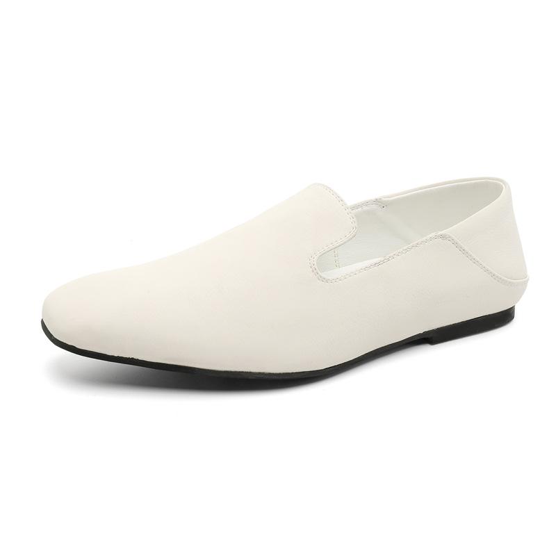 Frühling neue französische Retro schräge quadratische Zehen Pendlerschuhe einfach lässig Ein-Pedal flache Paar Einzelschuhe 8912