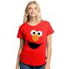 Womens/Ladies Elmo Face T-Shirt