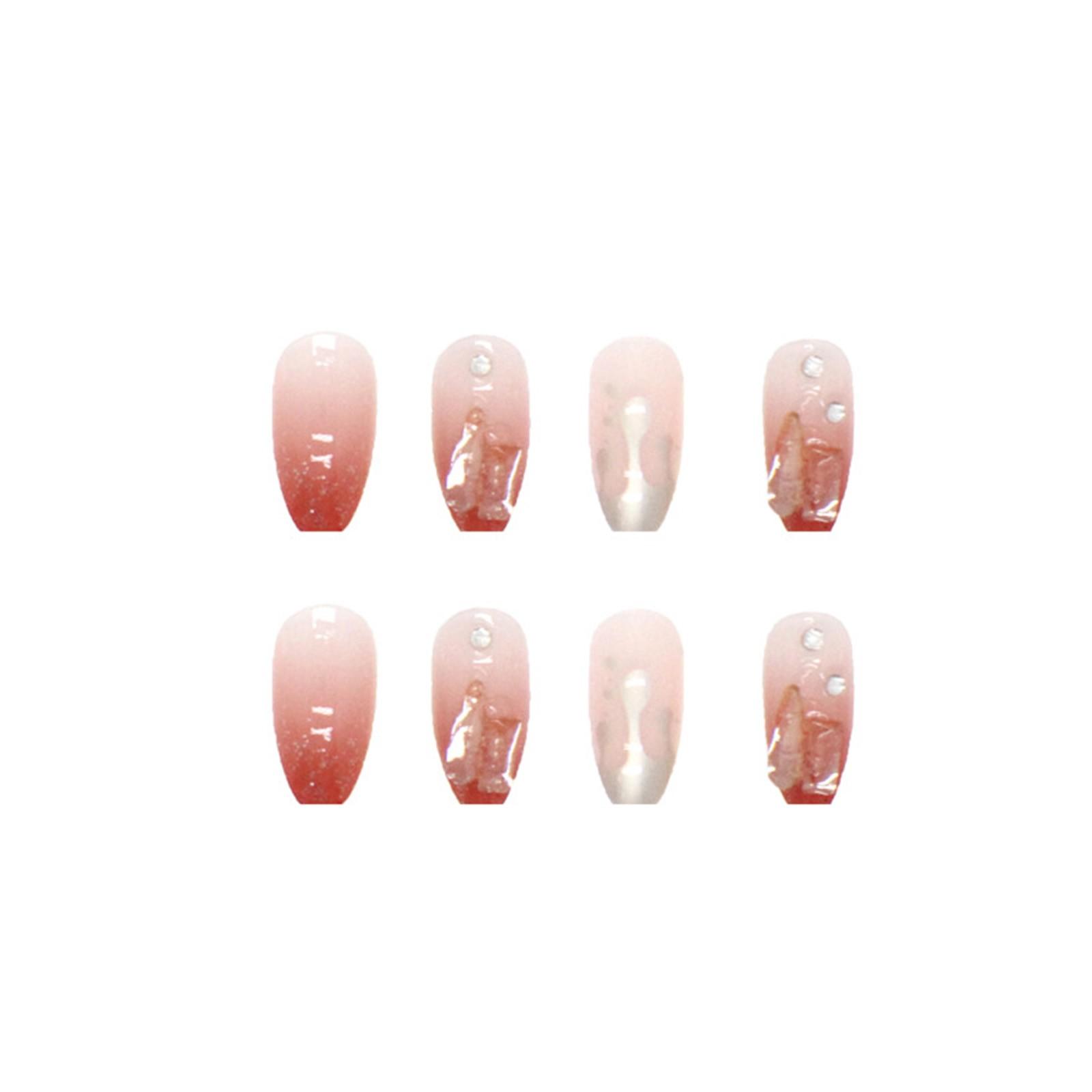 

Накладные ногти Длинные накладные ногти Квадратные ногти Полное покрытие на ногтях Ногти с постепенным изменением дизайна Очень длинные с 2 мл клея