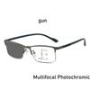 Unisex Progressive Near Far Sight Eyeglasses Ultralight Photochromic Multifocal Reading Glasses Diopter To +4 0 Fashion