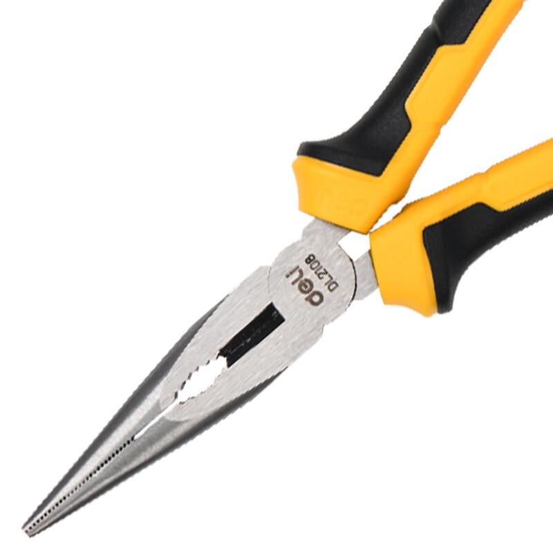 Deli DL2108 8-inch German Style Needle Nose Pliers
