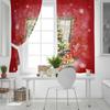 Julgran Present Frukt Akvarell Snöflinga Mörkläggningsgardiner För Vardagsrum Sovrum Fönsterbehandling Persienner Kök Draperier