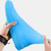 1 Pair Rain Boot Cover Waterproof Silicone Shoe Covers Anti-Slip Elastic Overshoes Thickened Rainproof Shoe Protectors