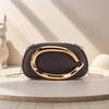 Women Retro Gold Metal Box Clutch Bag Vintage Evening Bags Luxury Designer Fashion Wedding Party Elegant Handbag with Chain