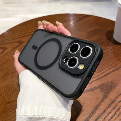 For iPhone 14 Pro Case Compatible with MagSafe PC+TPU Heat Dissipation Back Cover