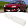 JGGLD White Gear Shift Knob Adapter Sleeve Replacement Made of Durable Compatible with Peugeot 206 207 306 307 308 Part, Plastic,