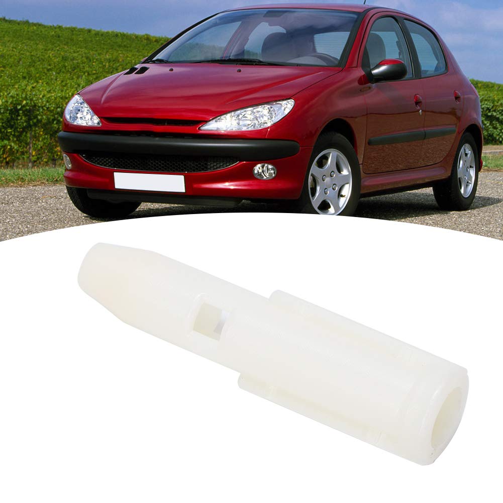 JGGLD White Gear Shift Knob Adapter Sleeve Replacement Made of Durable Compatible with Peugeot 206 207 306 307 308 Part, Plastic,