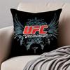 Brutal Competitive Sports Event UUFC Cushion Cover Pillowcase Antidustmite Invisible Zipper Short Plush Sofa Cushion