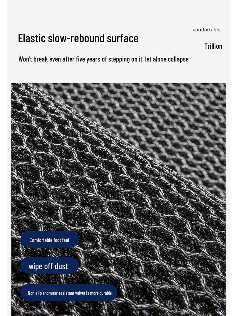 Non-Slip Outdoor Entrance Doormat - Elastic, Durable, Front Door Mat