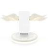 Angel Wings QI Phone Fast Charge 10W Wireless Charger Creative Movable Wing Shape with Breathing Light and Music Function Gift