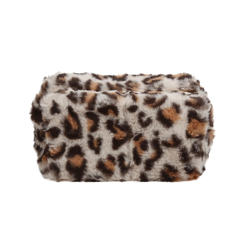 Cute Pencil Bag Study Pencil Bag Key Pouch Neon Rainbow Colored Leopard Stationery Storage Pencil Case for School Office Travel