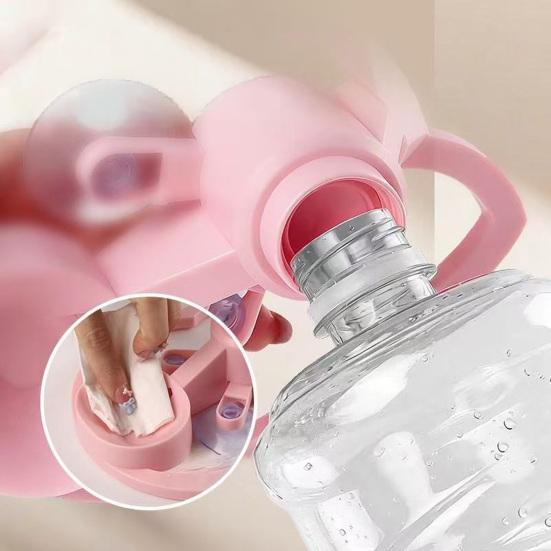 Yousheng Automatic Cat Water Dispenser, Cat Water Feeder Stand Fits Standard Bottles, Filter-free Pet Drinking Station for Indoor Kitten