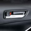 Carbon Fiber Inner Car Door Handle Bowl Cover Trim For Toyota Corolla -2025