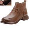Fashion GKTINOO 2025 Autumn Women's Shoes Genuine Leather Boots Women Fashion Winter Boots Women Non-slip Warm Low Heel Shoes Women