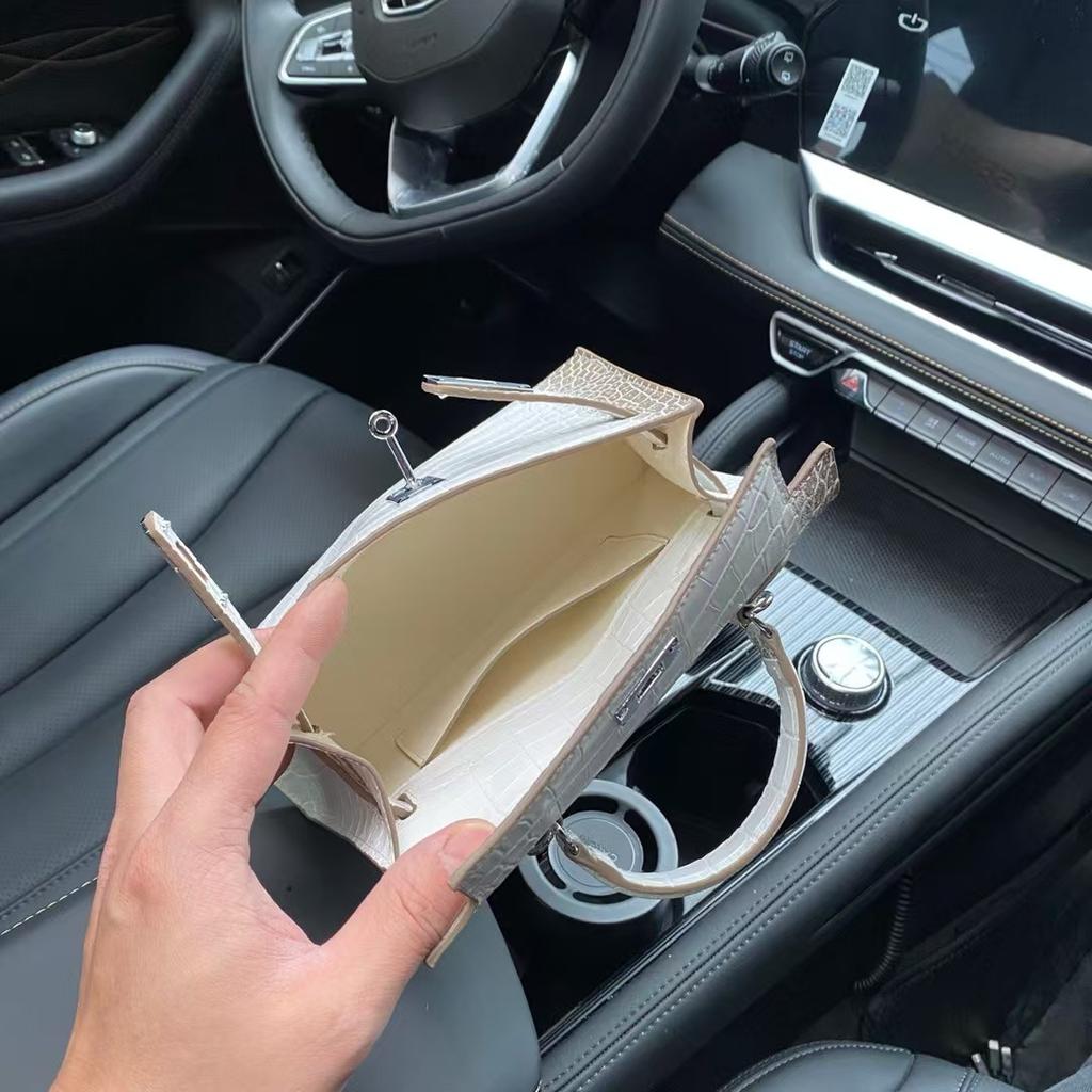 2025 Cross-border Bags Women's New Trendy Fashion Hand-held Small Square Bag Crocodile Pattern  Bag Shoulder Crossbody Bags