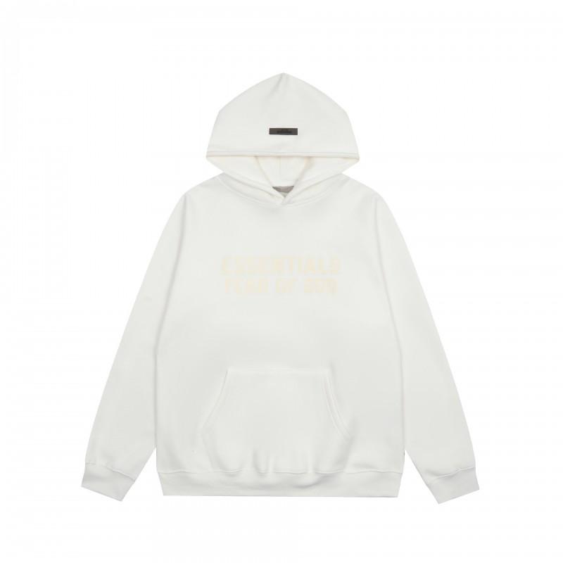 Felpa con cappuccio e stampa FOG Flocked ESSENTIALS, vestibilità larga, per giovani, casual