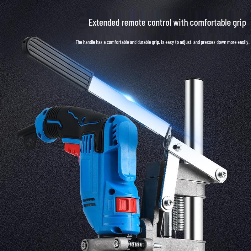 Adjustable Multi-Functional Rotary Drill Stand: Compact Industrial-Grade Workbench for Hand Drills