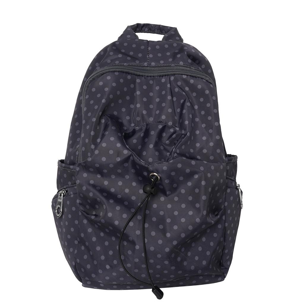 Schoolbag Korean Polka Dot Ins Backpack Female Niche Design Leisure College Style Student Schoolbag Large Capacity Lightweight Backpack