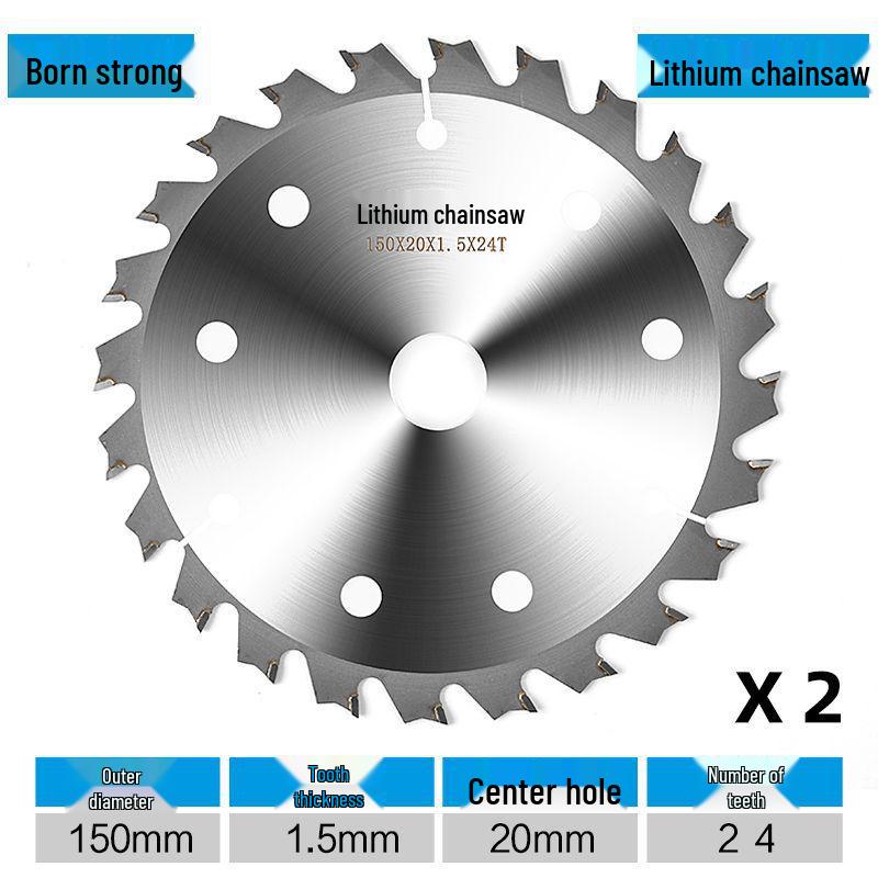 Lithium Electric Woodworking Saw Blades - 4", 5", 5.5", 6.5" Alloy Blades for Wood Cutting.