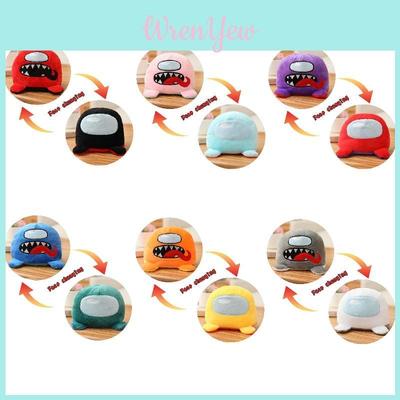 Double Reversible Side Among Us Stuffed Toy Kids Kawaii Animal Cute Plush Doll
