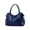 Casualowa modna damska torba na ramię w jednolitym kolorze, miękka, duża pojemność, torebka typu crossbody