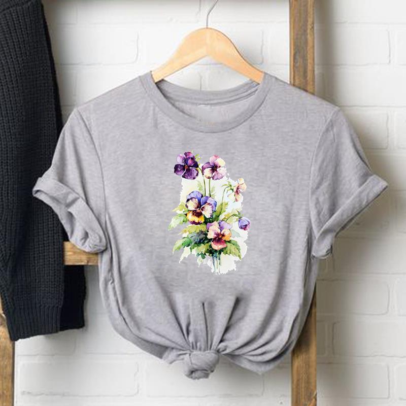 T Shirt Frau Weibliche Frauen Faultier Cartoon Lustige Trend 90er Jahre Print T Top Mode T Kleidung Kurzarm Grafik t-shirts