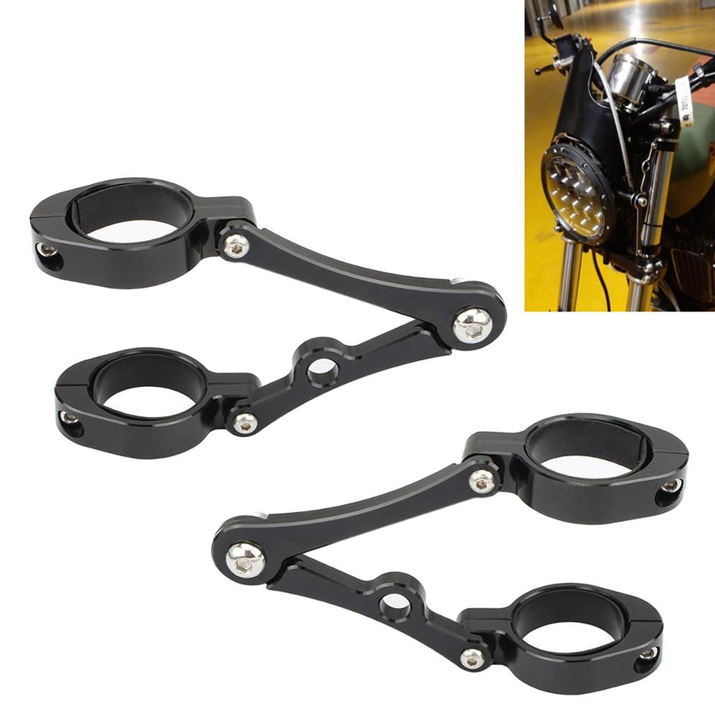 1Pair Motorcycles Headlight Bracket Mount Clamp 39-41mm Fork Tube for Homda