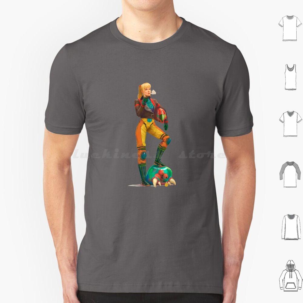 Metroid T-Shirt Herren Damen Kinder   Samus Metroid Spiel Videospiel Retro Zähes Küken Samus Aran Damen Stark Dread Weltraum-Pirat
