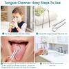 Reusable Stainless Steel Useful Tongue Scraper Cleaner Fresh Breath Cleaning Coated Tongue Oral Hygiene Care Tools