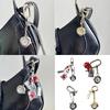 Vintage Inspired Mechanical Keychain Pendant Retro Alloy Pocket Watch Charm For Bags Keys Jewelry Accessory