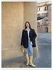 Petite Women's Chic Gray Suit Jacket - 2025 Spring Niche Design
