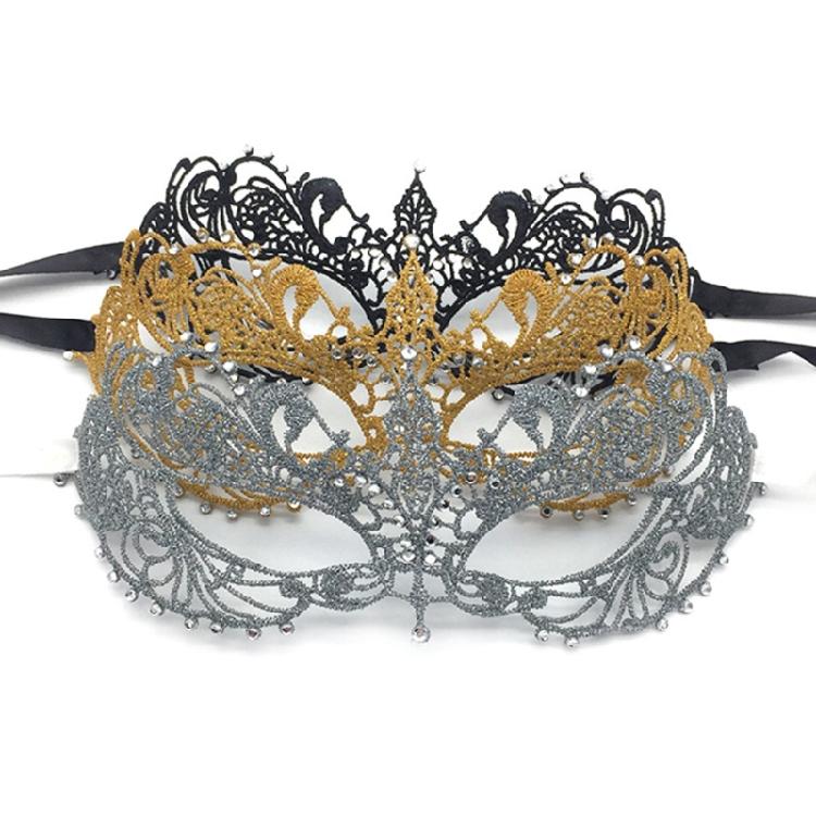 Half Face Mask Rhinestone Party Mask Antique Mask Nightclub Queen Eye Mask Gift