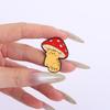 Broches en Émail Champignons Animaux Personnalisées Chat Chien Oie Épingles de Revers Badges Vêtements Bijoux Animaux Cadeau pour Enfants Amis