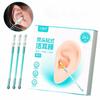 24Pcs/Box Disposable Disposable Ear Swabs Double Head Soft Sticky Ear Digger Ear Cleaner Sticky Earwax Remover Stick