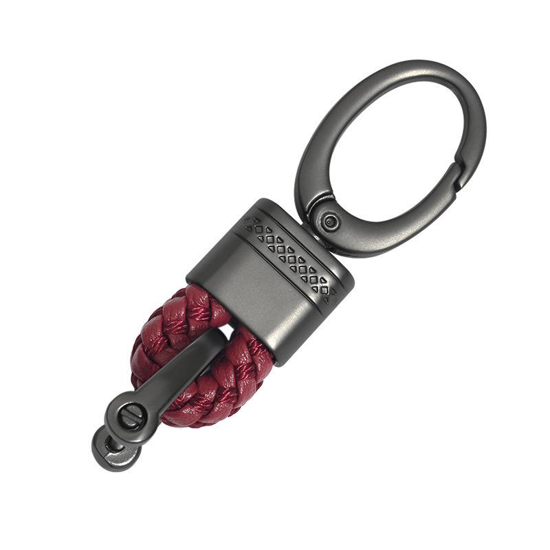 Woven Rope & Metal Keychain Pendant for Students & Couples