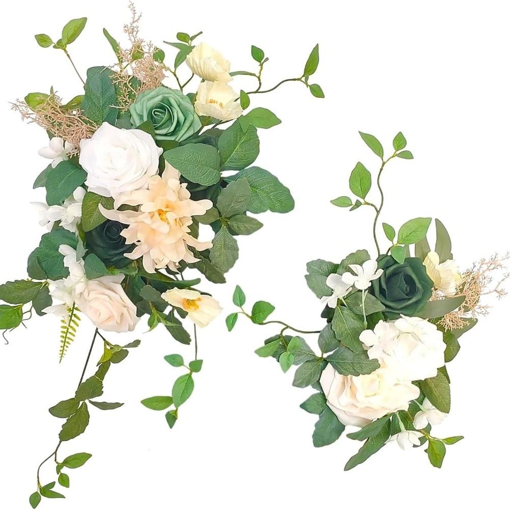 Faux Flower Set Artificial Flowers Event Decoration Birthday Party Decor Boho Wedding Theme Bridal Shower Flowers
