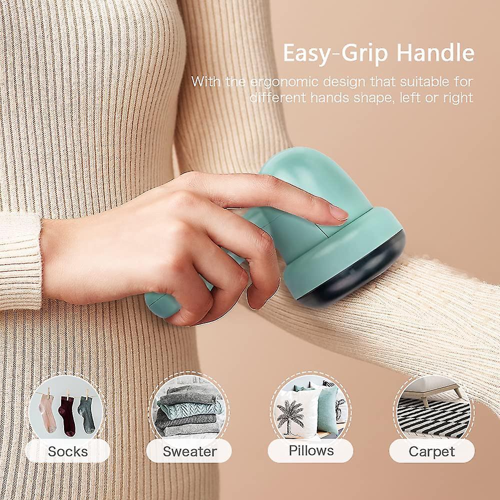 Pilling Shaver, Pilling Shaver 2 Replaceable Stainless Steel Blades for Clothes, USB Rechargeable