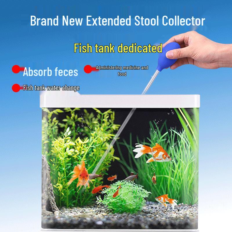 

Mini Aquarium Water Changer & Feeder for Small Fish and Turtle Tanks Small синий