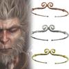 Exquisite Alloy Gold Wukong Staff Decorative Prop Perfect For Home And Office Decor