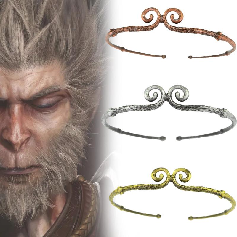Exquisite Alloy Gold Wukong Staff Decorative Prop Perfect For Home And Office Decor