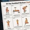 2 Stück Visualisierter Trainingsplan 30-Tage-Fitness-Challenge Heimtraining für Anfänger Tägliches Ganzkörper-Muskeltraining Fettverbrennung und Formung Täglich