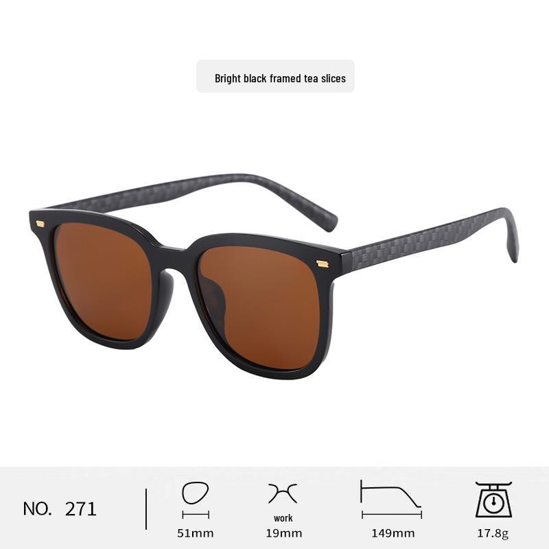 Polarized Carbon Fiber Sunglasses - Stylish UV Protection for Men & Women