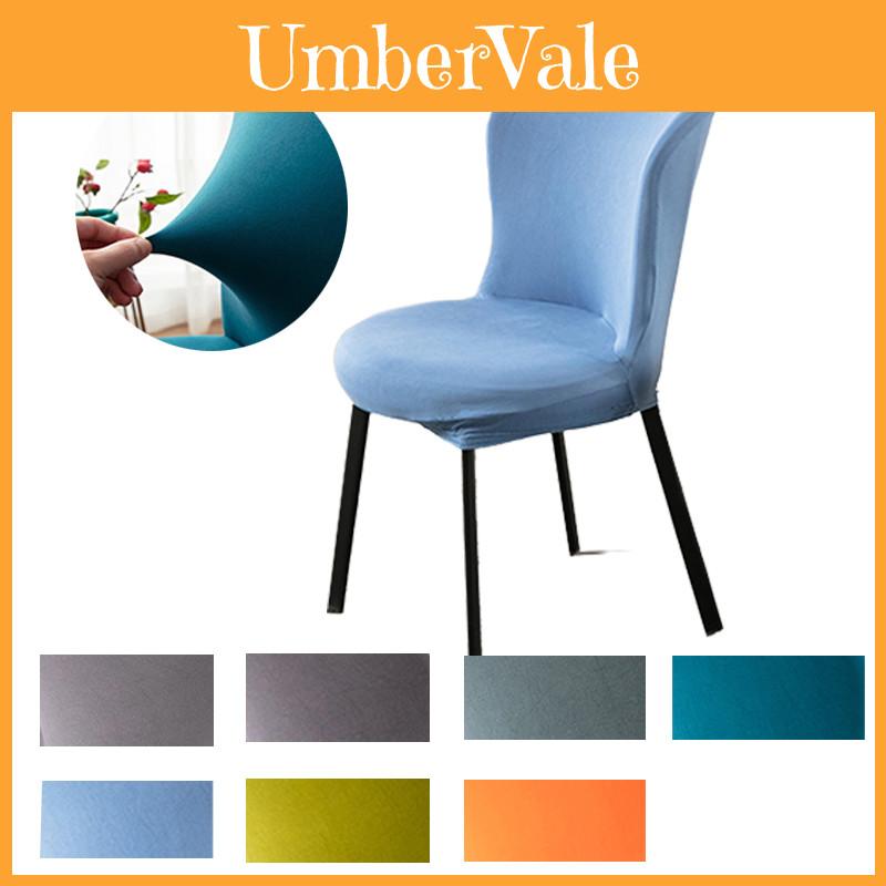 Modern Minimalist Milk Silk Elastic Round Chair Cover For Dining Table