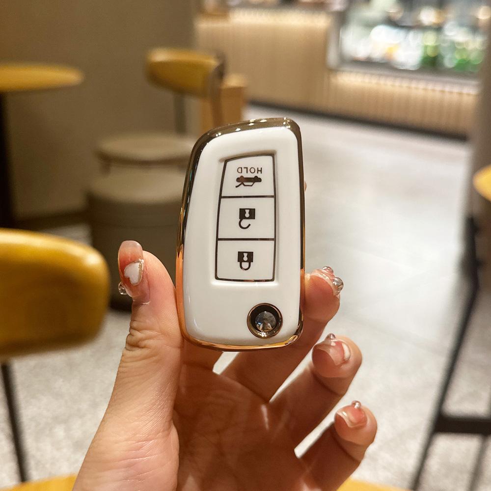 Carcasa moale TPU pentru cheia de la distanță pentru Nissan X-Trail Qashqai J11 Juke Murano Micra Tiida Maxima Altima Kicks Accesorii