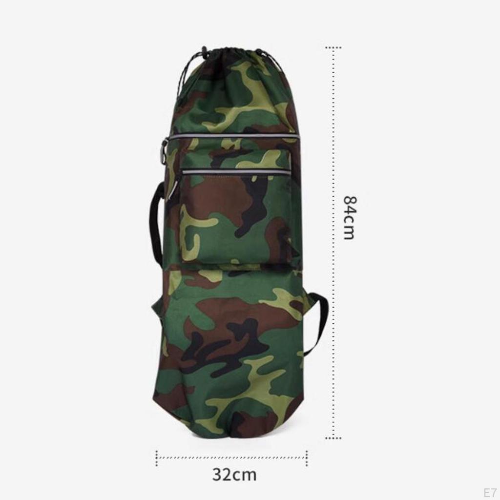 Skateboard Backpack for Board Storage and Travel
