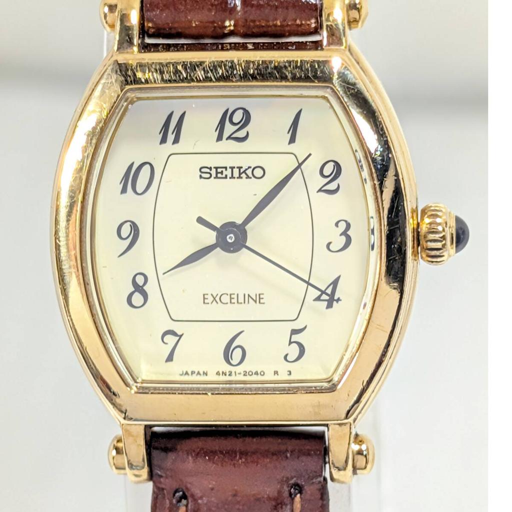 SEIKO Excelline Battery and Strap Working Ladies' Watch, Replaced, Condition, O-24