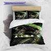 Cartoon Pattern Bedding Quilt Set Quilt Cover Pillowcase Home Decoration Birthday Gift (1 * Duvet Cover + 2 * Pillowcase, Without Core)