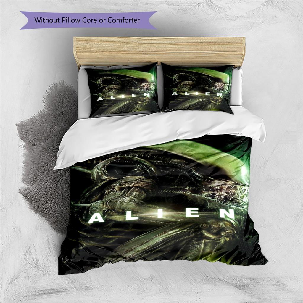 Cartoon Pattern Bedding Quilt Set Quilt Cover Pillowcase Home Decoration Birthday Gift (1 * Duvet Cover + 2 * Pillowcase, Without Core)